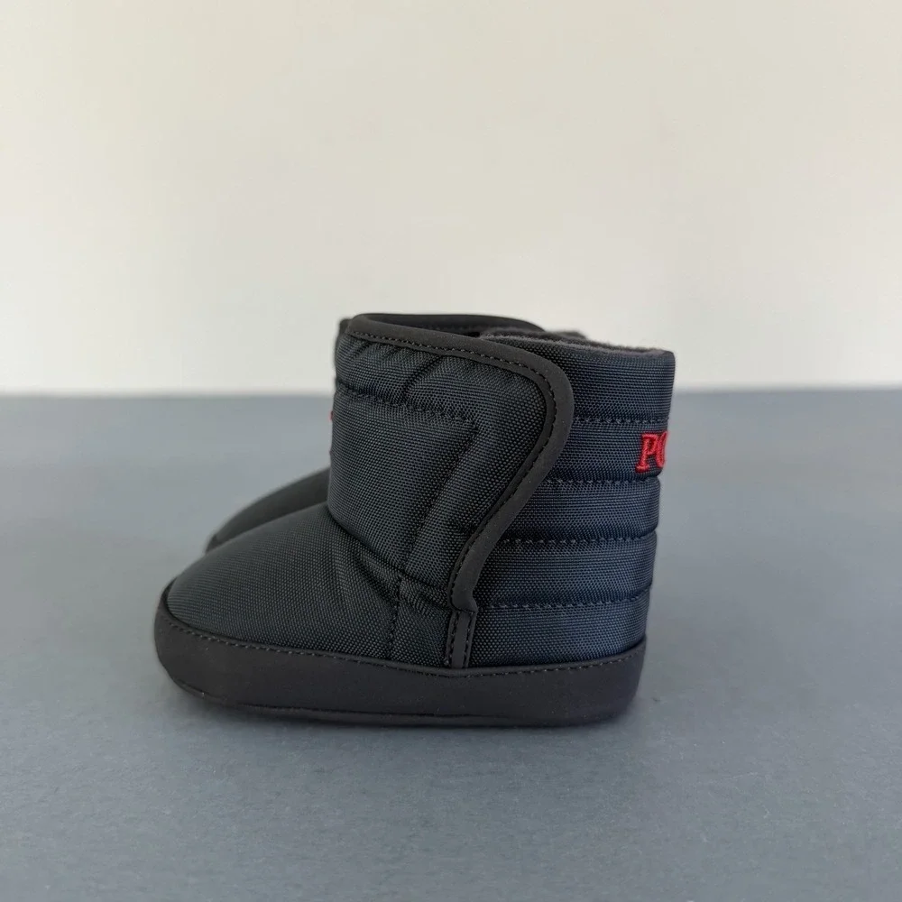 NWT Ralph Lauren Hamilten II EZ Navy‎ Blue Baby Pre-Walker Boots (3-6 Months)